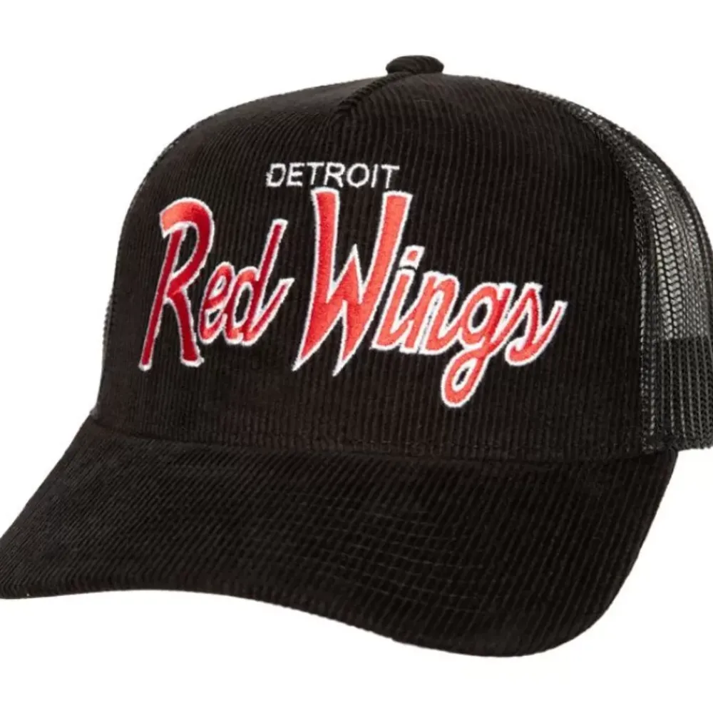 Headwear Mitchell & Ness -Times Up Trucker Vntg Detroit Red Wings