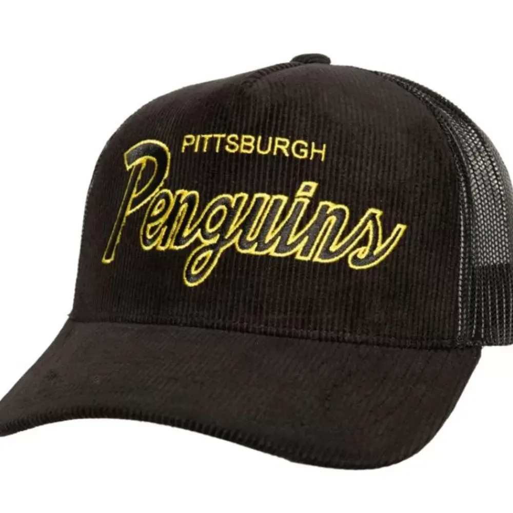 Headwear Mitchell & Ness -Times Up Trucker Vntg Pittsburgh Penguins