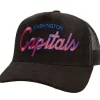 Headwear Mitchell & Ness -Times Up Trucker Vntg Washington Capitals