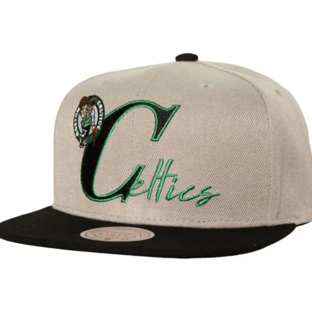 Headwear Mitchell & Ness -Top Letter Snapback Boston Celtics