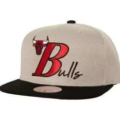 Headwear Mitchell & Ness -Top Letter Snapback Chicago Bulls