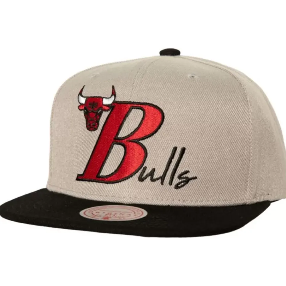 Headwear Mitchell & Ness -Top Letter Snapback Chicago Bulls