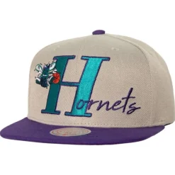 Headwear Mitchell & Ness -Top Letter Snapback Hwc Charlotte Hornets