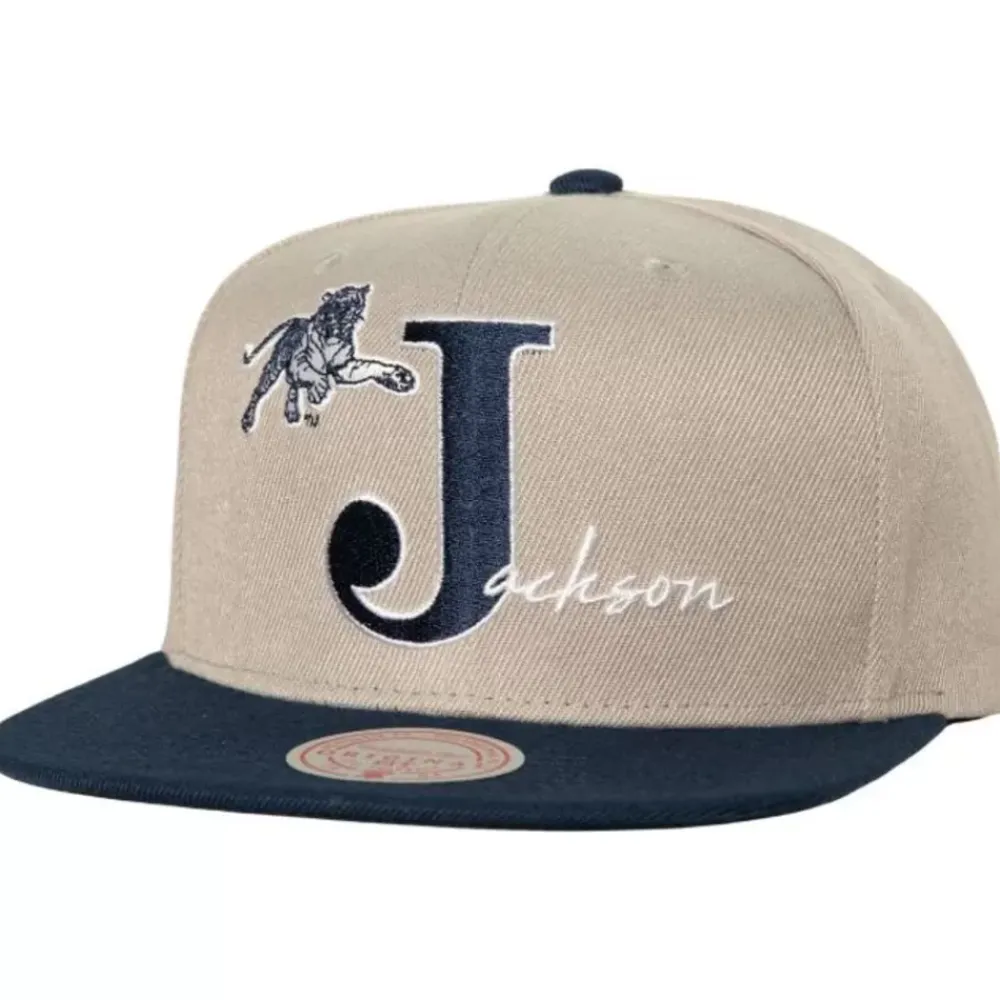 Headwear Mitchell & Ness -Top Letter Snapback Jackson State University