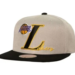 Headwear Mitchell & Ness -Top Letter Snapback Los Angeles Lakers