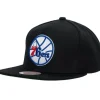 Headwear Mitchell & Ness -Top Spot Snapback Hwc Philadelphia 76Ers