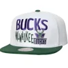 Headwear Mitchell & Ness -Toss Up Snapback Hwc Milwaukee Bucks