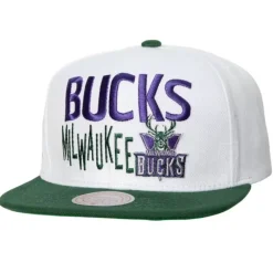 Headwear Mitchell & Ness -Toss Up Snapback Hwc Milwaukee Bucks