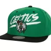 Headwear Mitchell & Ness -Transcript Snapback Boston Celtics