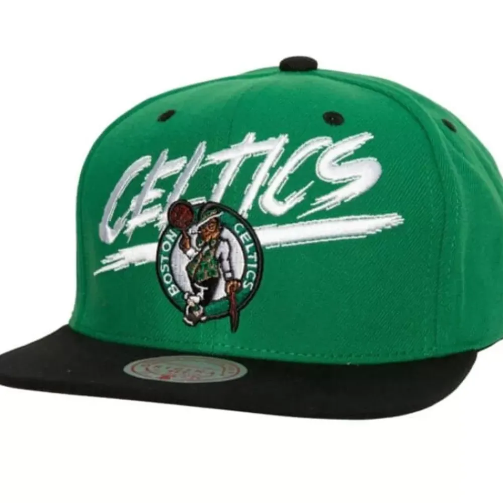 Headwear Mitchell & Ness -Transcript Snapback Boston Celtics