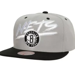 Headwear Mitchell & Ness -Transcript Snapback Brooklyn Nets