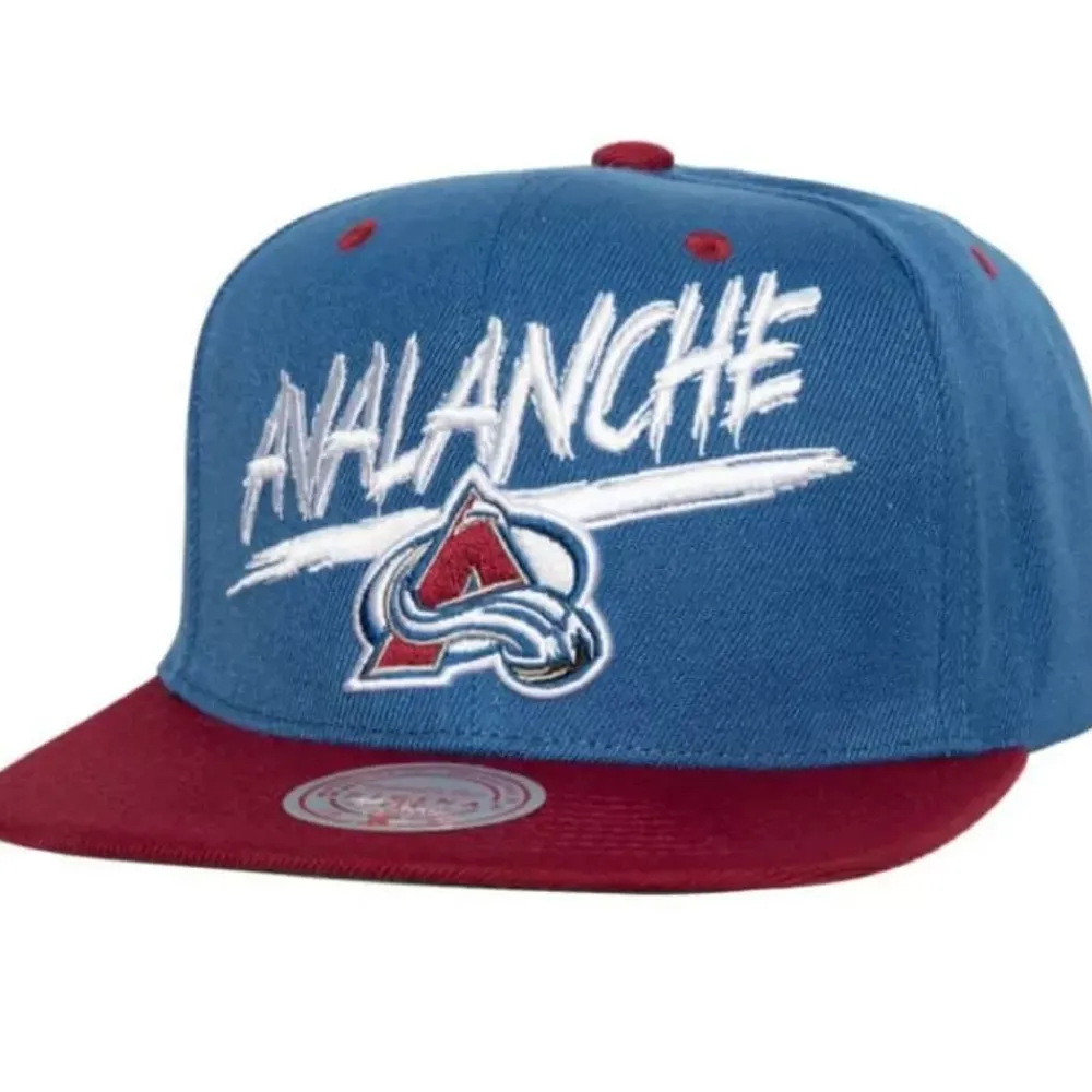 Headwear Mitchell & Ness -Transcript Snapback Colorado Avalanche