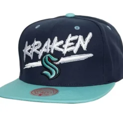 Headwear Mitchell & Ness -Transcript Snapback Seattle Kraken