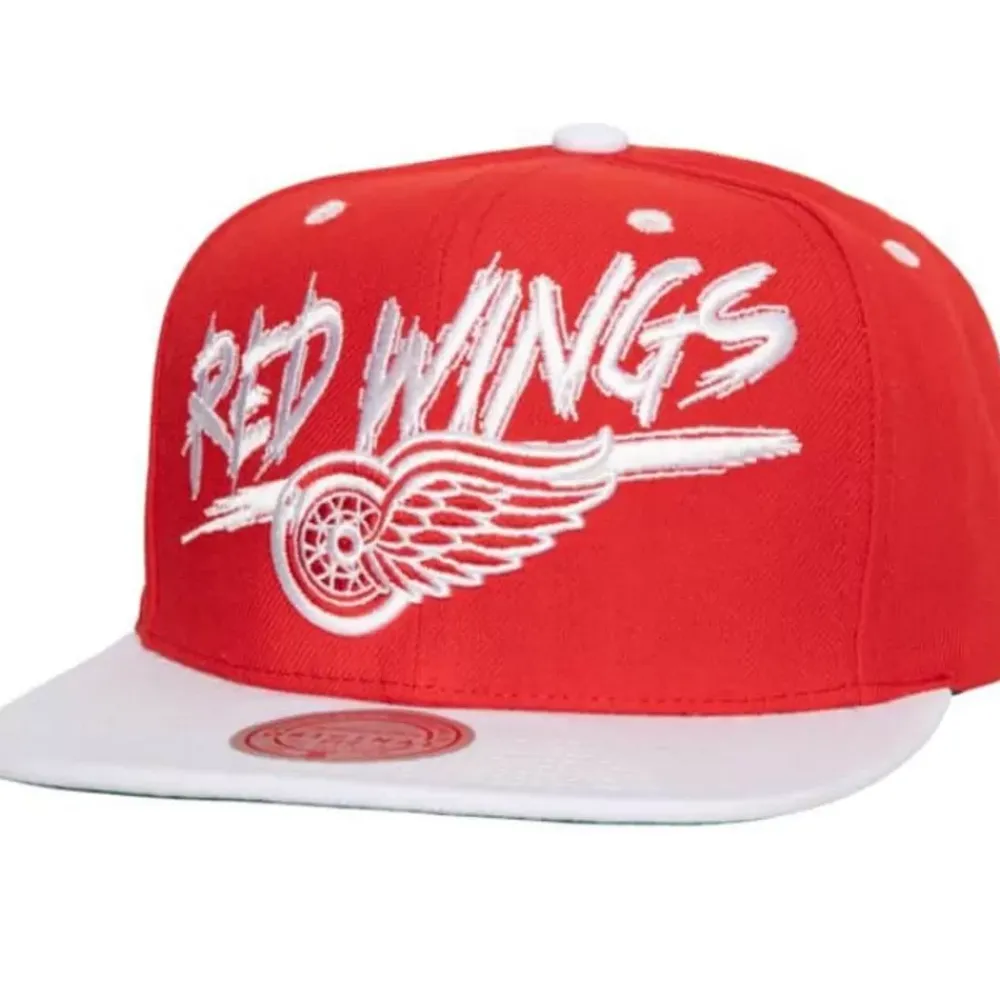 Headwear Mitchell & Ness -Transcript Snapback Vntg Detroit Red Wings