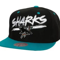 Headwear Mitchell & Ness -Transcript Snapback Vntg San Jose Sharks