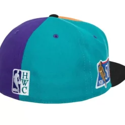 Headwear Mitchell & Ness -Tri Cycle Fitted Hat Charlotte Hornets