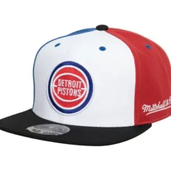 Headwear Mitchell & Ness -Tri Cycle Fitted Hat Detroit Pistons