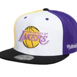 Headwear Mitchell & Ness -Tri Cycle Fitted Hat Los Angeles Lakers