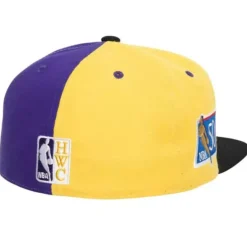 Headwear Mitchell & Ness -Tri Cycle Fitted Hat Los Angeles Lakers