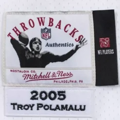 Jerseys Mitchell & Ness -Troy Polamalu 2005 Authentic Jersey Pittsburgh Steelers