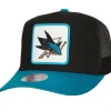Headwear Mitchell & Ness -Truck It Trucker Snapback San Jose Sharks