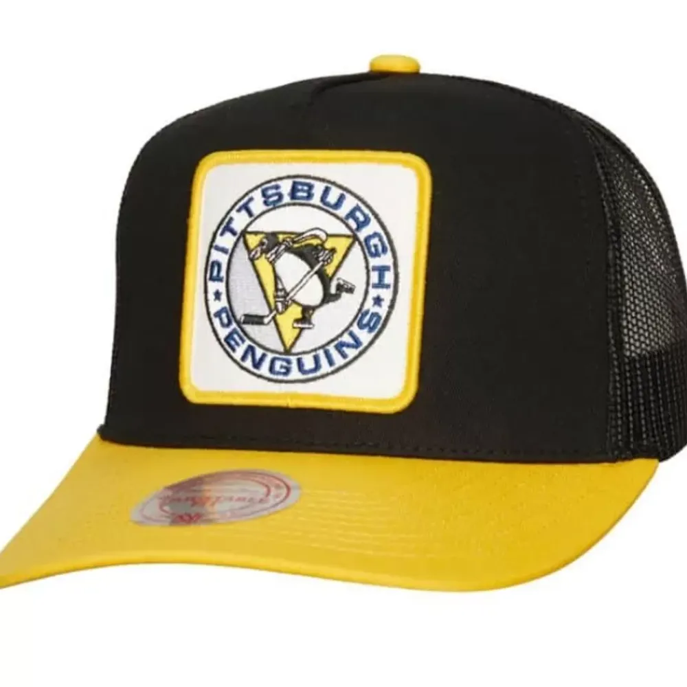 Headwear Mitchell & Ness -Truck It Trucker Snapback Vintage Pittsburgh Penguins