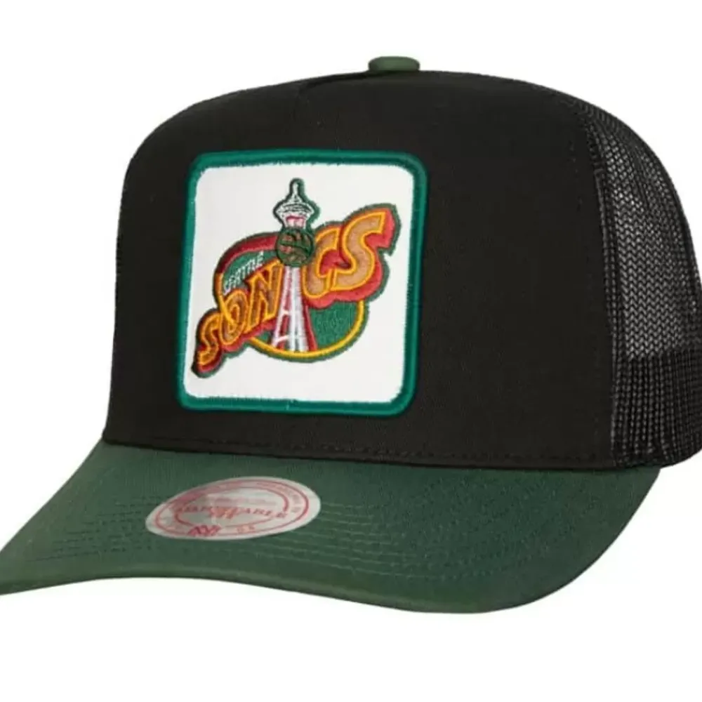 Headwear Mitchell & Ness -Truck It Trucker Snapback Hwc Seattle Supersonics