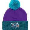 Headwear Mitchell & Ness -Two Tone Pom Beanie Hwc Charlotte Hornets