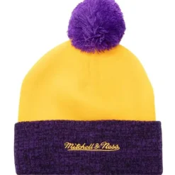 Headwear Mitchell & Ness -Two Tone Pom Beanie Hwc Los Angeles Lakers