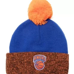 Headwear Mitchell & Ness -Two Tone Pom Beanie Hwc New York Knicks