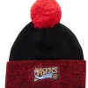 Headwear Mitchell & Ness -Two Tone Pom Beanie Hwc Philadelphia 76Ers