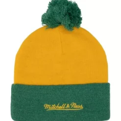 Headwear Mitchell & Ness -Two Tone Pom Beanie Hwc Seattle Supersonics