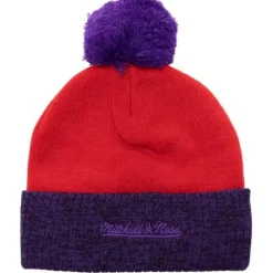 Headwear Mitchell & Ness -Two Tone Pom Beanie Hwc Toronto Raptors