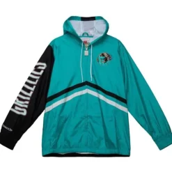 Apparel Mitchell & Ness Jackets & Outerwear-Undeniable Full Zip Windbreaker Vancouver Grizzlies