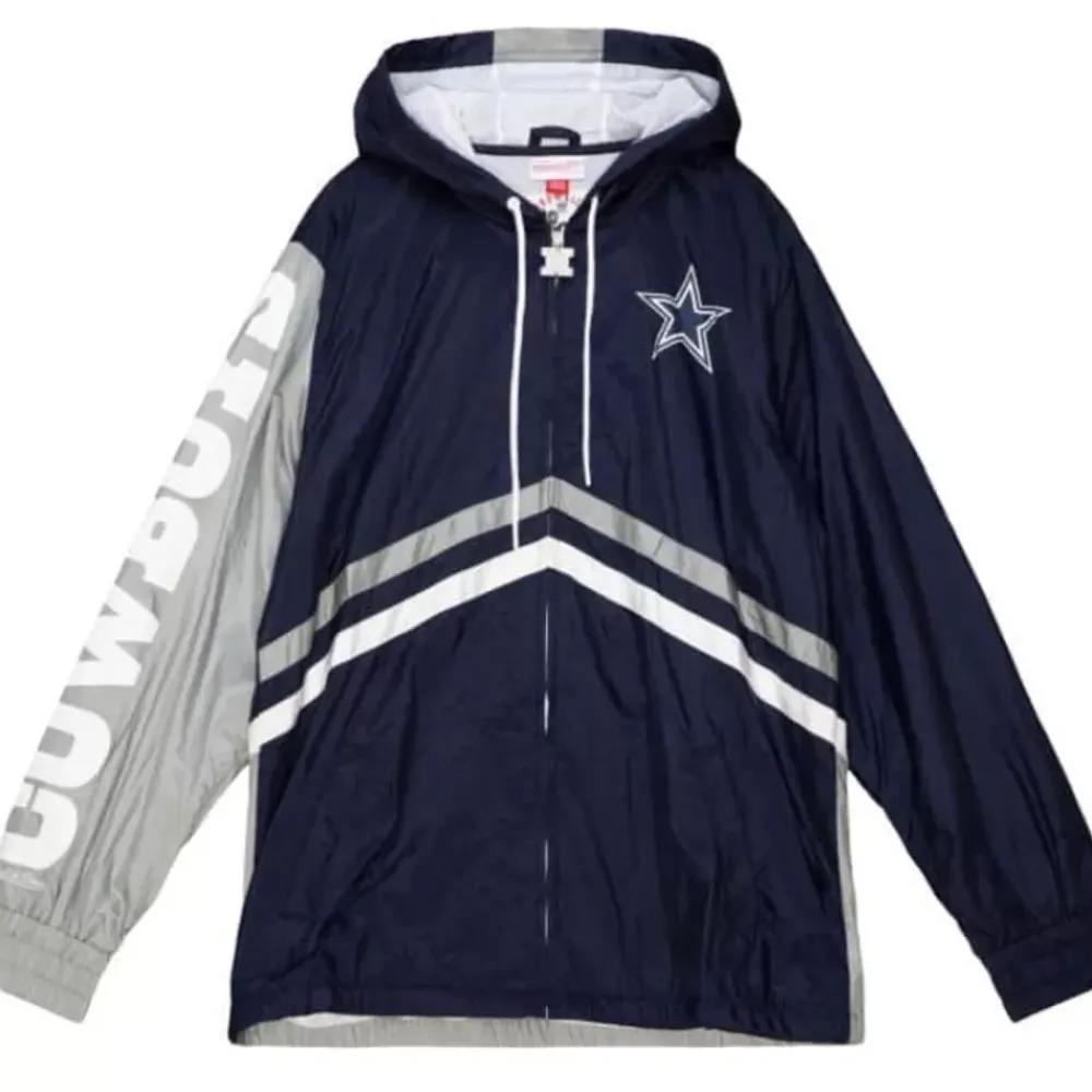 Apparel Mitchell & Ness Jackets & Outerwear-Undeniable Full Zip Windbreaker Dallas Cowboys