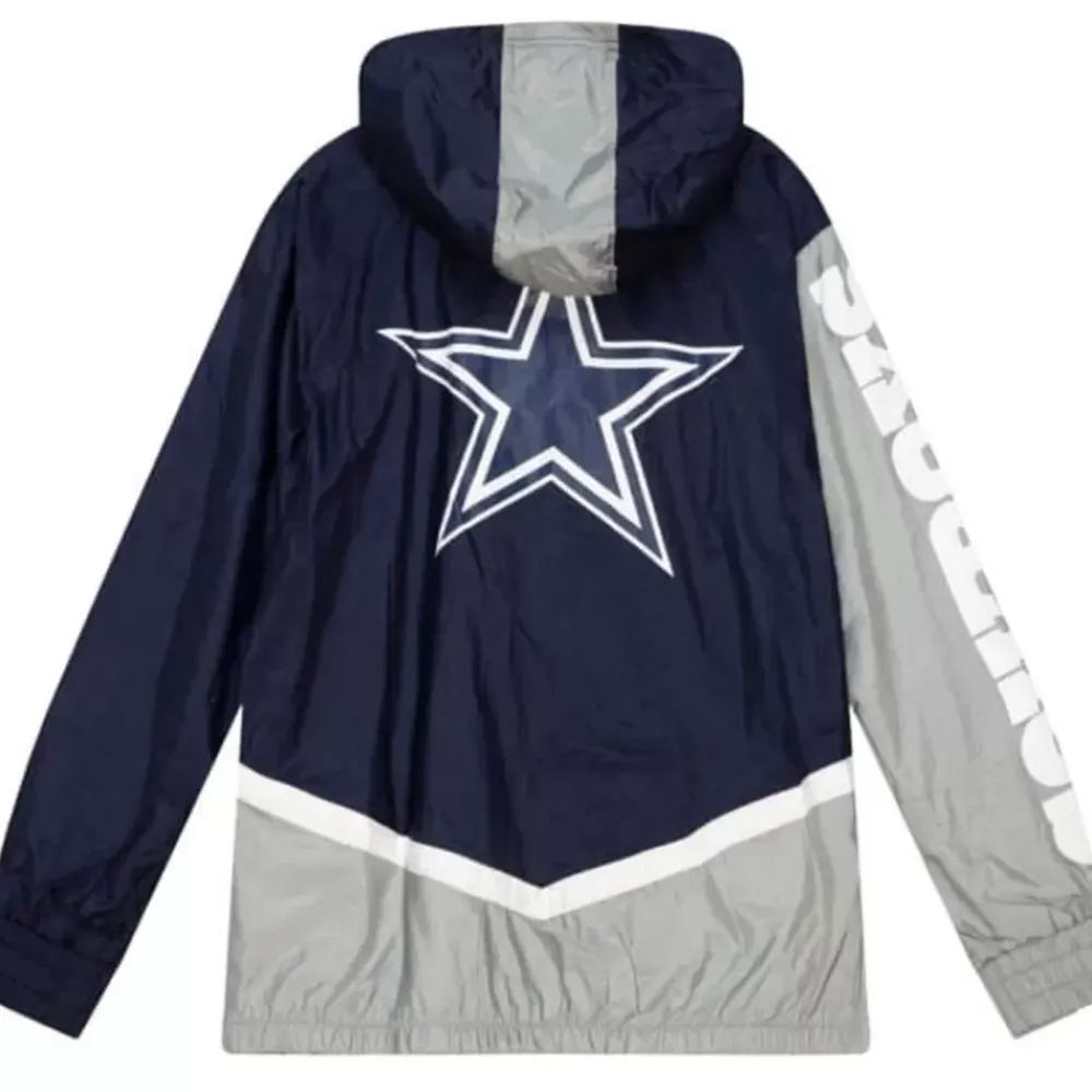 Apparel Mitchell & Ness Jackets & Outerwear-Undeniable Full Zip Windbreaker Dallas Cowboys