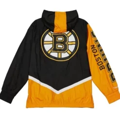 Apparel Mitchell & Ness Jackets & Outerwear-Undeniable Full Zip Windbreaker Boston Bruins