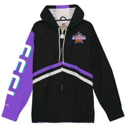 Apparel Mitchell & Ness Jackets & Outerwear-Undeniable Full Zip Windbreaker Utah Jazz 1993