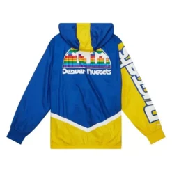Apparel Mitchell & Ness Jackets & Outerwear-Undeniable Full Zip Windbreaker Denver Nuggets