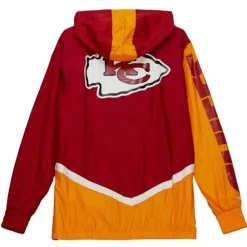 Apparel Mitchell & Ness Jackets & Outerwear-Undeniable Full Zip Windbreaker Kansas City Chiefs