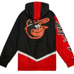 Apparel Mitchell & Ness Jackets & Outerwear-Undeniable Full Zip Windbreaker Baltimore Orioles