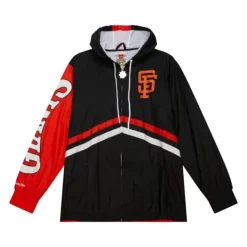 Apparel Mitchell & Ness Jackets & Outerwear-Undeniable Full Zip Windbreaker San Francisco Giants