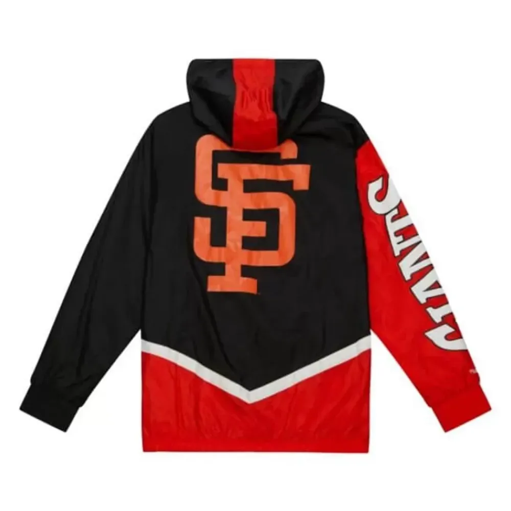 Apparel Mitchell & Ness Jackets & Outerwear-Undeniable Full Zip Windbreaker San Francisco Giants