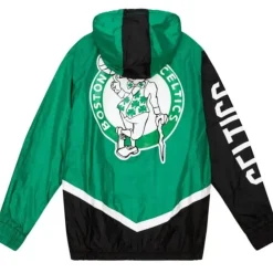 Apparel Mitchell & Ness Jackets & Outerwear-Undeniable Full Zip Windbreaker Boston Celtics