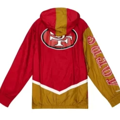 Apparel Mitchell & Ness Jackets & Outerwear-Undeniable Full Zip Windbreaker San Francisco 49Ers
