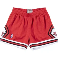 Apparel Mitchell & Ness Shorts-Unisex Jump Shot Shorts Chicago Bulls