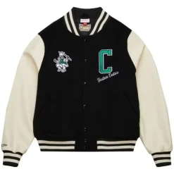 Apparel Mitchell & Ness Jackets & Outerwear-Unisex Varsity Jacket Boston Celtics