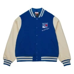 Apparel Mitchell & Ness Jackets & Outerwear-Unisex Varsity Jacket New York Rangers