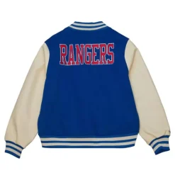 Apparel Mitchell & Ness Jackets & Outerwear-Unisex Varsity Jacket New York Rangers