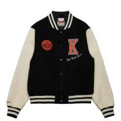 Apparel Mitchell & Ness Jackets & Outerwear-Unisex Varsity Jacket New York Knicks